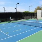 Painting Pickleball Lines on a Tennis Court