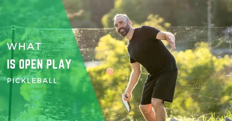 what is open play pickleball